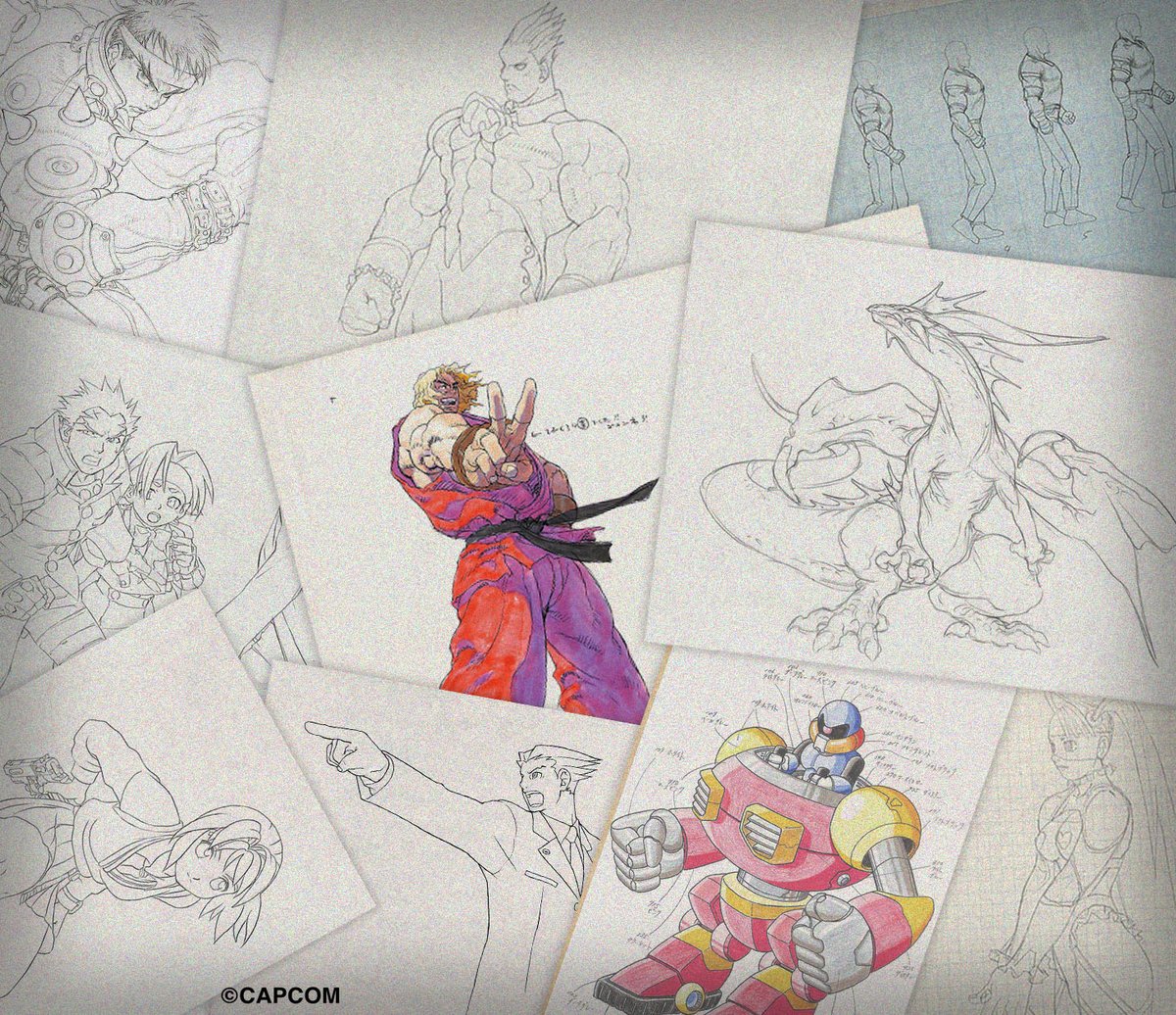 CAPCOM_AWT's tweet image. 大カプコン展・東京会場は、新たに総数200点以上の手描きラフスケッチが大集結‼️ 
#カプコンアートワーク #CAPCOM #ARTWORK 
prtimes.jp/main/html/rd/p…