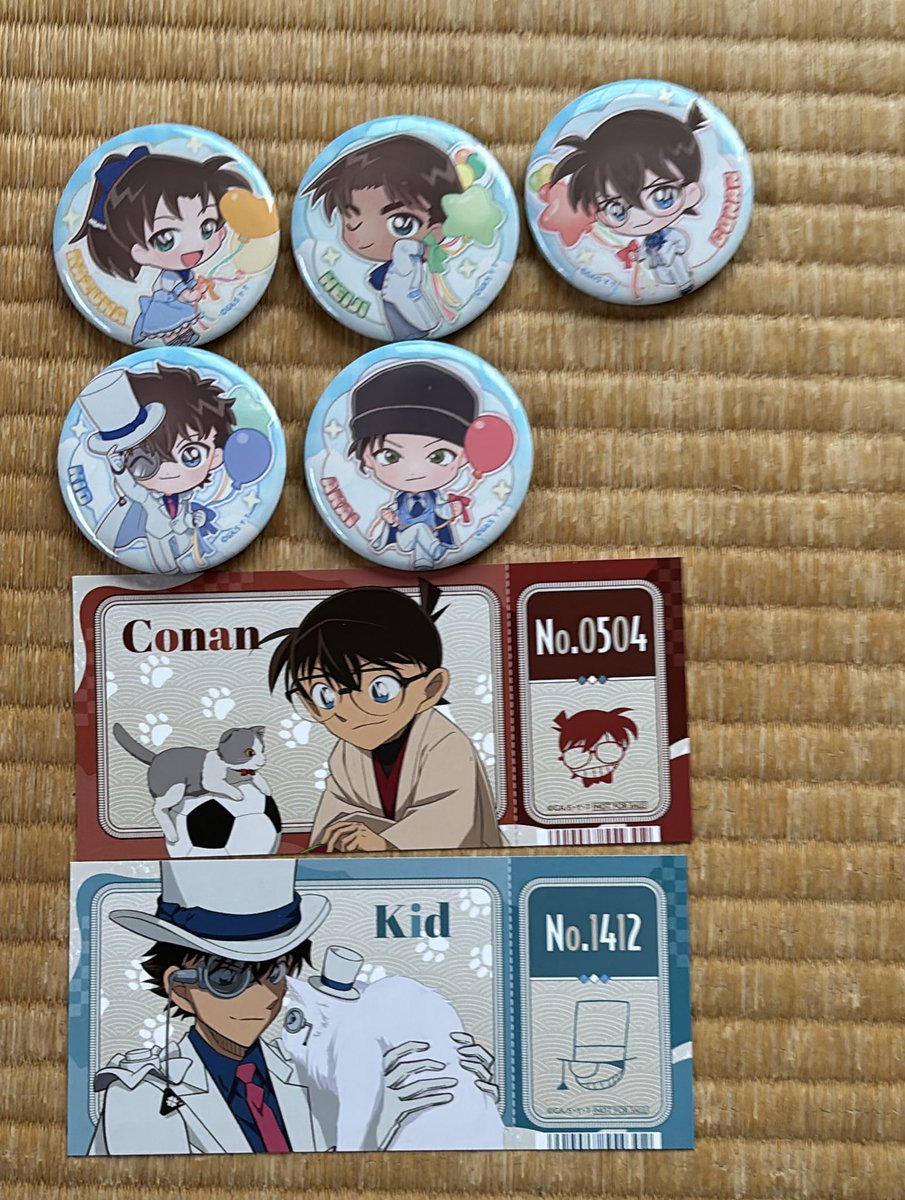 名探偵コナン トレーディング缶バッジ バルーン ミニキャラ アニメイト