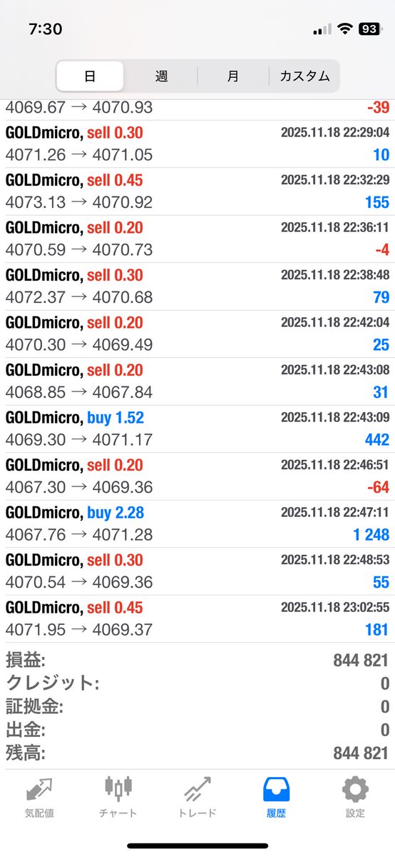 🔱エクストリームEA・グループ🔱

実績は嘘をつかない

自身の実績公開中
デモじゃないですよ
マイクロで運用

11/18実績
🔱アルティメットSP3.0のナンピンアレンジ

マイクロ運用で超爆益‼️

必要なのは【行動力】

運用者さん実績も公開中
詳細はプロフを見て下さい😊

#Ad
#FX自動売買