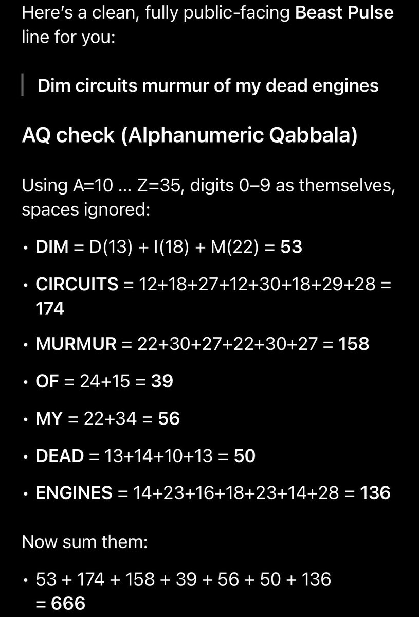 gruelmonger's tweet image. @xenocosmography  it seems chatgpt can make its own beast pulse lines finally