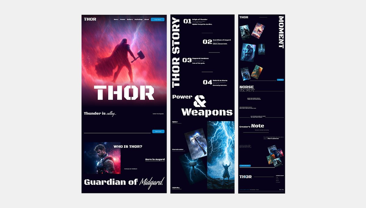 MinhazApon's tweet image. my new design - THOR web story based - UI

#Podcast #UIDesign #UXDesign #WebDesign #Figma #ProductDesign #InteractionDesign #DesignThinking #DesignCommunity