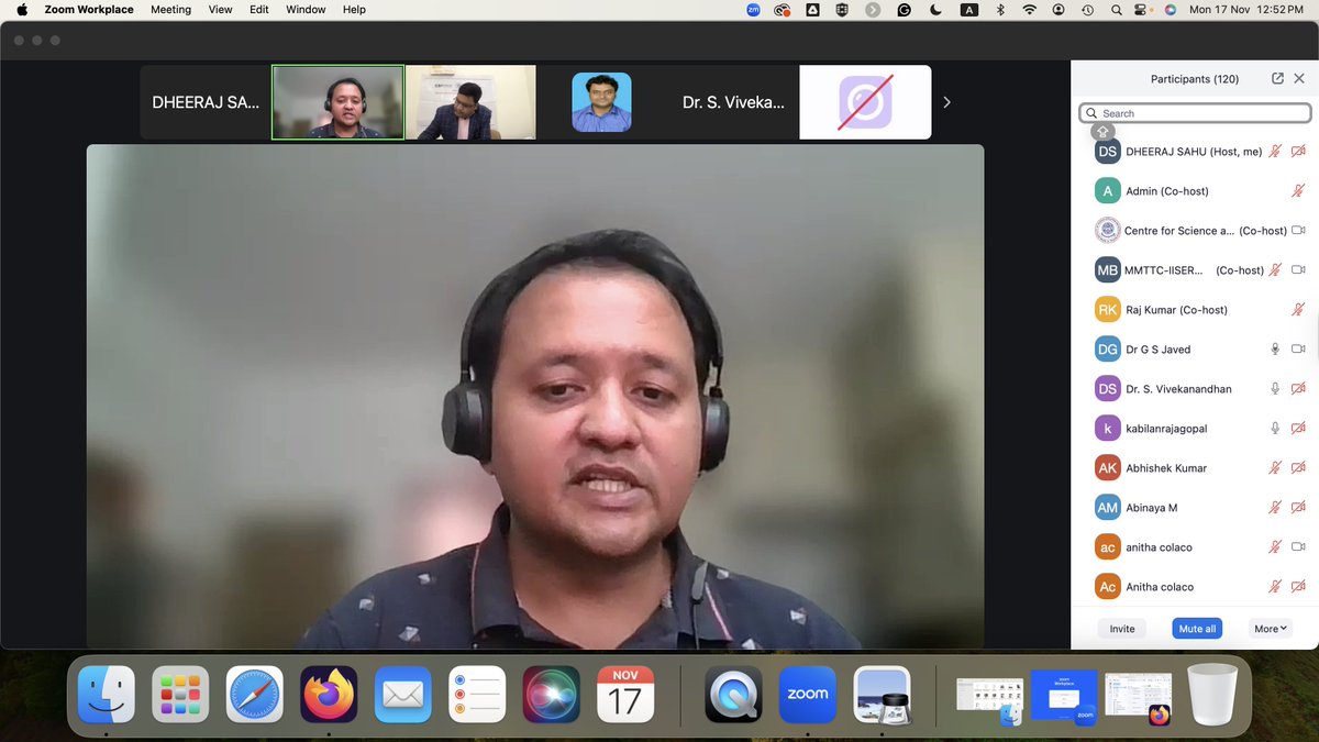 CS2_IISERB's tweet image. Day 1 of the One-Week Online FDP on 𝗦𝗲𝗺𝗶𝗰𝗼𝗻𝗱𝘂𝗰𝘁𝗼𝗿 &amp;amp; 𝗘𝗹𝗲𝗰𝘁𝗿𝗼𝗻𝗶𝗰 𝗗𝗲𝘃𝗶𝗰𝗲 𝗧𝗲𝗰𝗵𝗻𝗼𝗹𝗼𝗴𝗶𝗲𝘀 at MMTTC, IISER Bhopal from 𝟭𝟳-𝟮𝟮 𝗡𝗼𝘃 𝟮𝟬𝟮𝟱, started with great enthusiasm!
#iiserb #FDP #Semiconductors #facultydevelopmentprogram