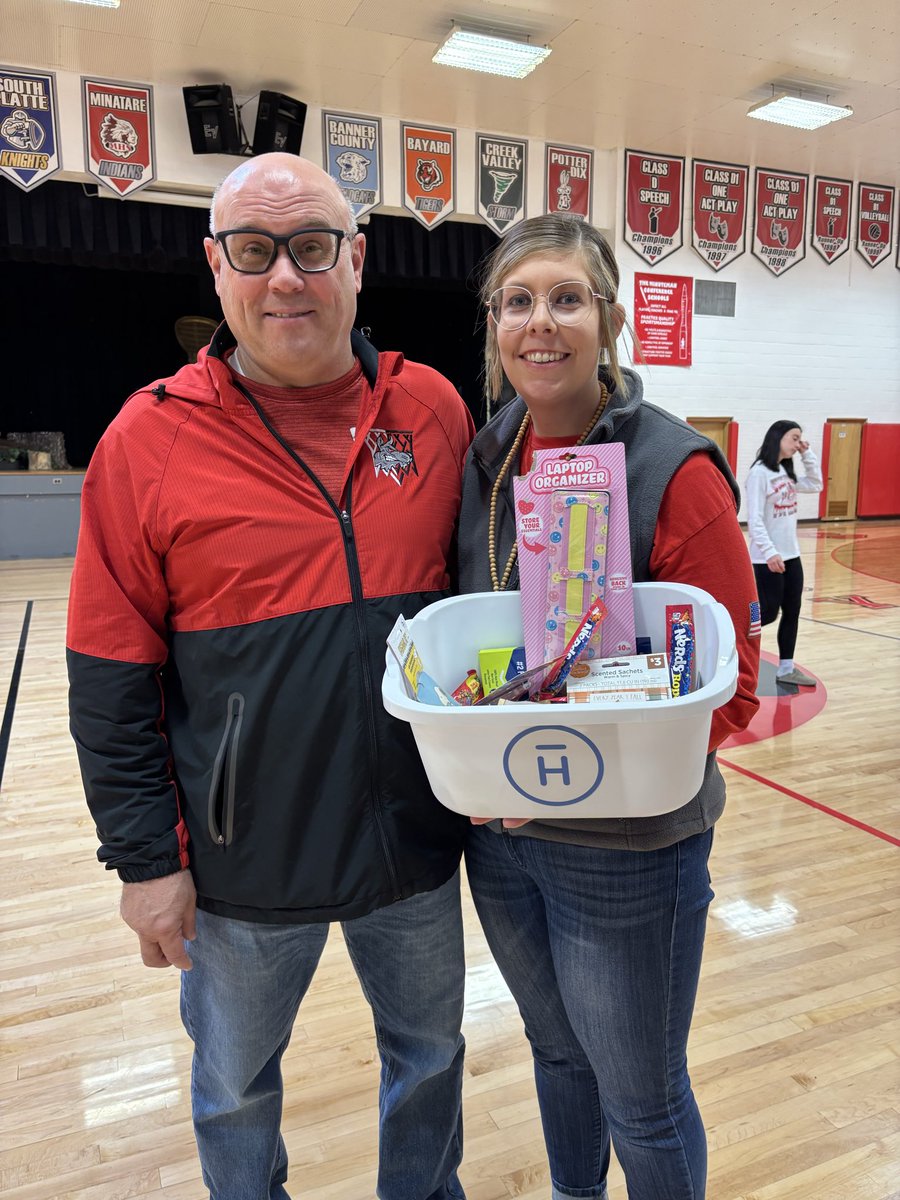 Mrs. Pelster is honored as Highline Teacher of the Month   
Congratulations Mrs Pelster.