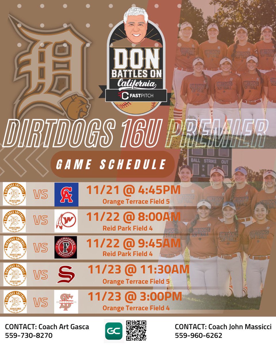 _carlyarredondo's tweet photo. Here is my team’s schedule for Don Battles. Come check us out! @Jodie19Cox @CoachAaronMoore @rhaney_harris @AjaScheuber @EBCoachA @Marinooo08 @GCarbonatto @CoachHugs19 @CharMorgan34 @angelshamblin @montanez_22 @CoachWillySB @Darnellwestbro1 @Erin_Thorpe @abbygreer01 https://t.co/3AOPKWnCsB