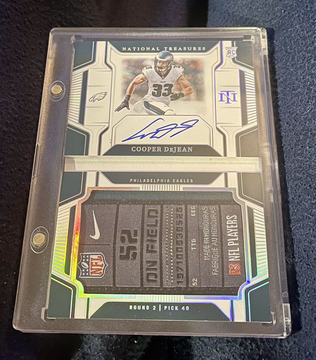 please SHARE for awareness 

Cooper DeJean 1/1 Laundry Tag AUTO