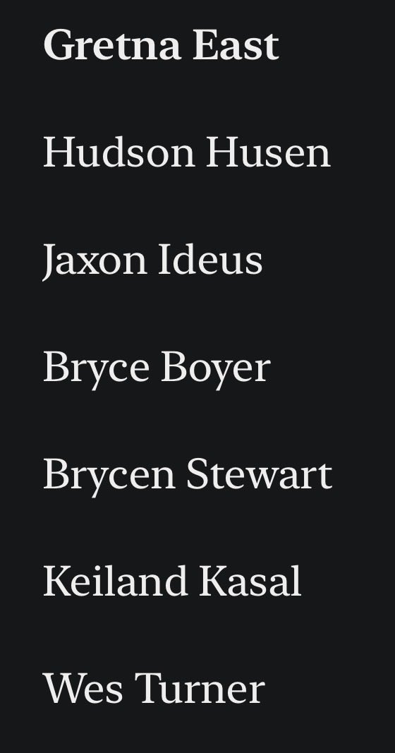 Thank you <a href="/NENextt/">NENextt</a> for the recognition in the Super 9th Special Mentions <a href="/CoachHaberman/">Coach Haberman</a> <a href="/GriffFootball/">Gretna East Football</a>
