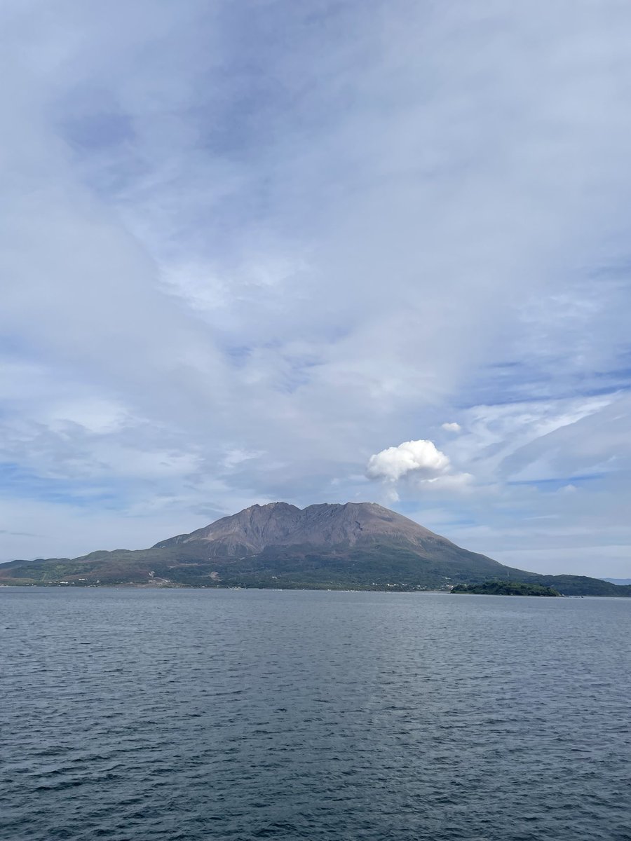 今日の桜島🌋