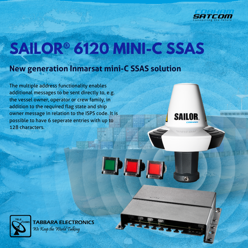 tabbarallc's tweet image. Navigate the waves with confidence using the cutting-edge Cobham Satcom has a SAILOR 6120 Single Sideband Apparatus (SSA) System. 

#TabbaraElectronics #cobhamsatcom #abudhabi #dubai #middleeast #uae  #MaritimeExcellence
#SAILOR6120SSA  
#نعمل_نخلص
#نتصدر_المشهد