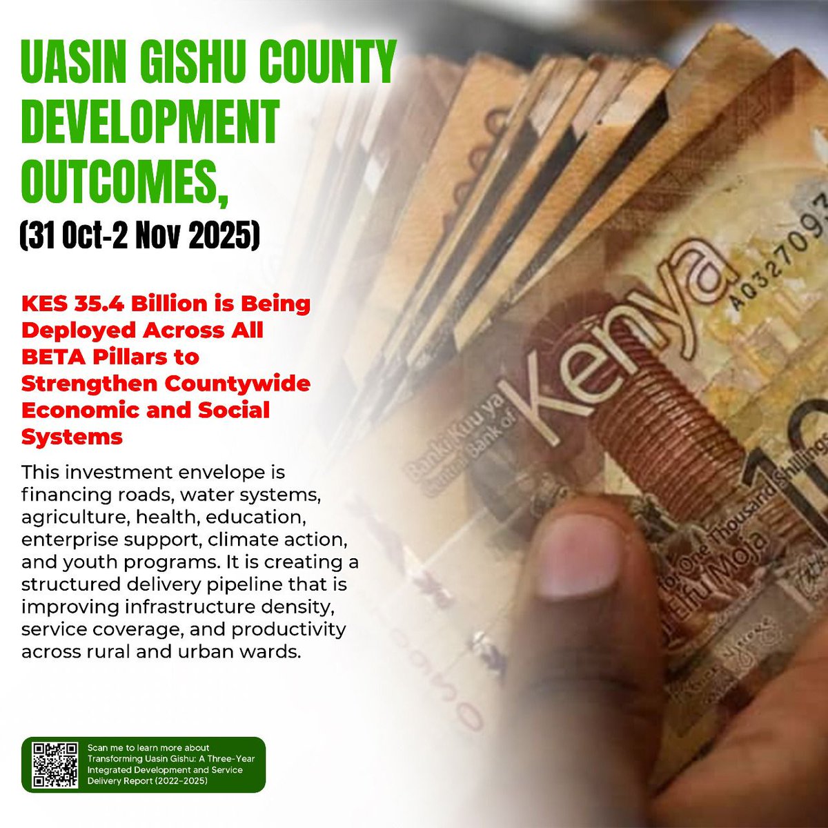 Uasin Gishu County has emerged as a central production hub in Kenya’s economic landscape—anchoring the country’s grain-basket, agro-industrial processing belt, vibrant sports economy, and a strategic logistics network linking the Rift Valley to national and regional markets.