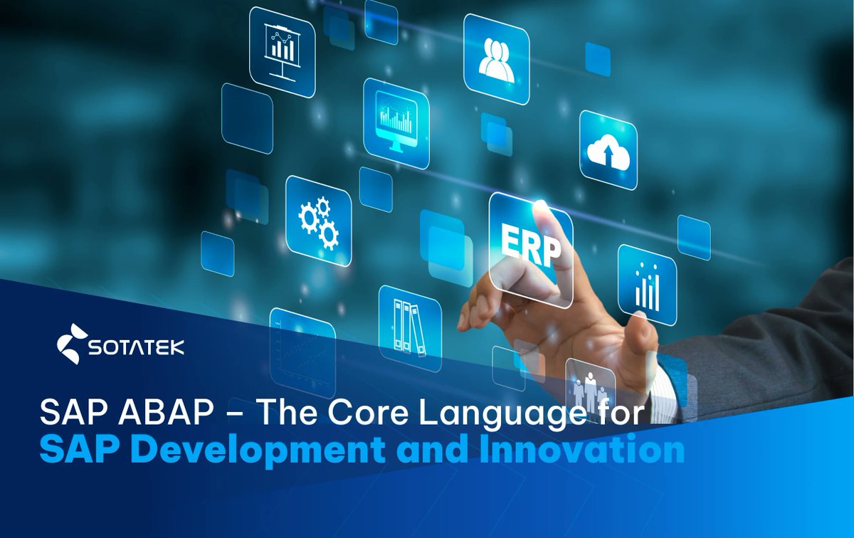 SotaTek's tweet image. Unlock the power of SAP ABAP for enterprise automation, custom apps, and seamless S/4HANA transformation. 
Dive deeper 👇
sotatek.com/blogs/sap-deve…

#sotatek #sapdevelopement #SAPABAP