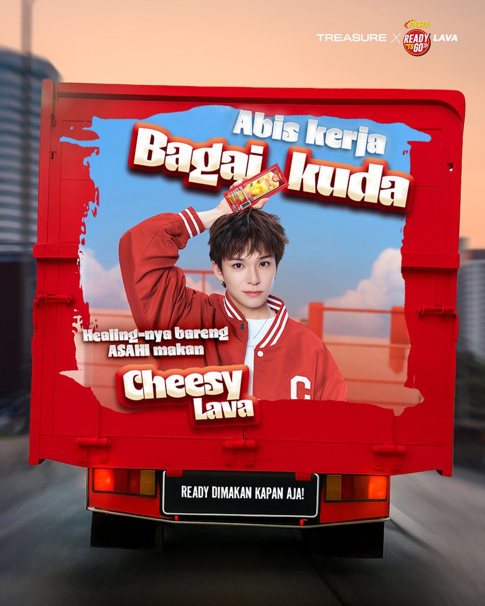 fiestareadytogo's tweet photo. Kalau lihat ASAHI di belakang truk begini, kamu bakal… 👀

#DoubleNikmatnya #DoubleImpact
#SosisREADYTOGO #TREASUREOnTheGo #Ready10Go #ASAHI #TREASURE https://t.co/bwyvCqnS7P