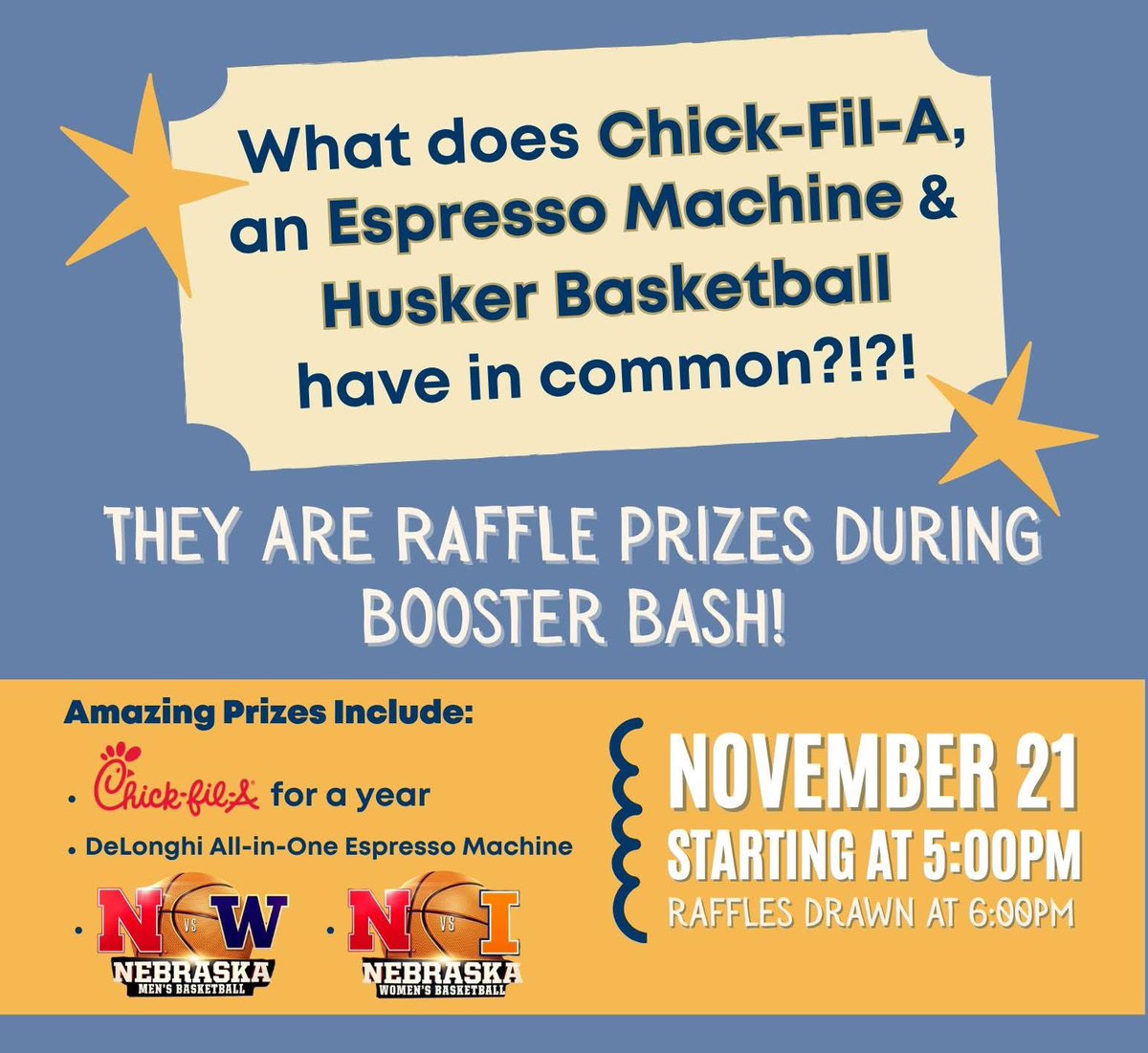 LLActivities's tweet image. Remember to bring cash to Friday's Booster Bash for raffle tickets &amp;amp; free will donation meal! 🍕🐔☕🏀
@LLBoysHoops @WarriorsGBB