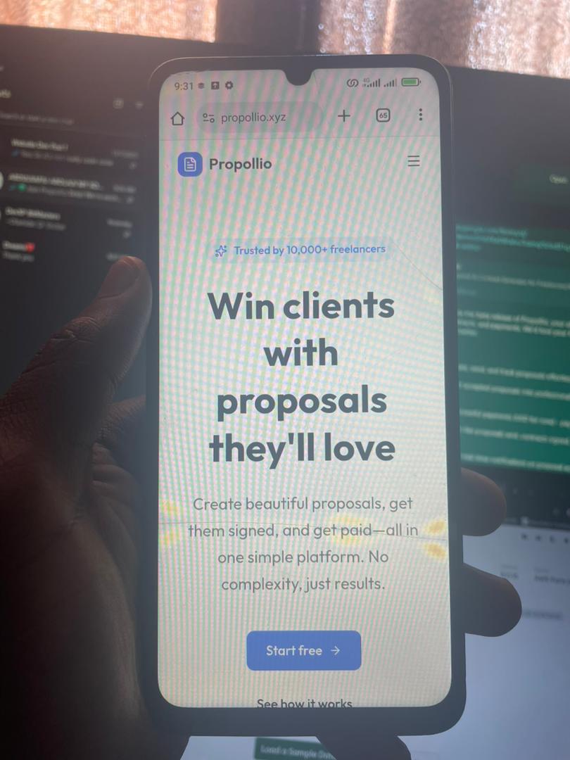 Abdulrafiu_dev's tweet image. Still excited to keep learning, building, and pushing my limits. Every project teaches me something new — like Propollio, one of the products I built from scratch. 

Grateful for the journey and hungry for what’s next. 🚀🔥

#buildinpublic #devjourney
