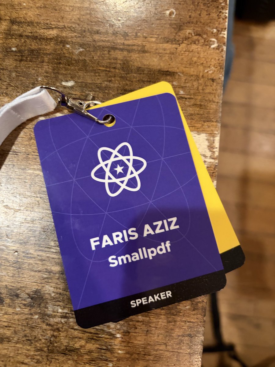 farisaziz12's tweet image. @ReactSummit finally wrapped up!