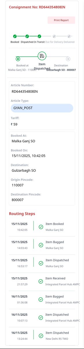 WikiHelp_Inc's tweet photo. @IndiaPostOffice मेरा पार्सल (RD644354808IN) अभी तक डिलीवर नहीं हुआ है और मैंने शिकायत (2759997183) भी दर्ज कराई लेकिन उस पर भी कोई कार्रवाई नहीं हुई। कृपया इस पर तुरंत संज्ञान लें और समस्या का समाधान करें। @JM_Scindia @AmritMahotsav #IndiaPost #DakSewaJanSewa #BycottIndiaPost https://t.co/ZFQ84qfHbX