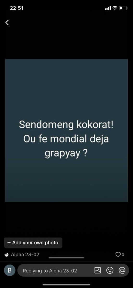 M pa konn anyen nan repòtaj...