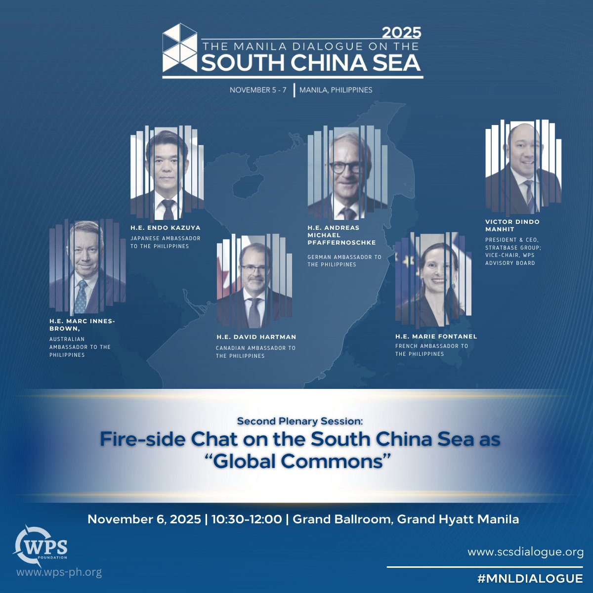 wps_ph's tweet image. The Second Plenary Session of the Manila Dialogue on the South China Sea underscored keeping global commons, common and rules-based.

H.E. David Hartman (@AmbDBHartman - Embassy of Canada in the Philippines)
Ambassador Hartman framed the South China Sea as a shared strategic…