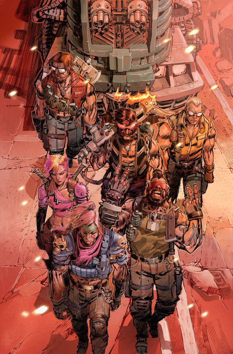 A Drednok cover I drew and rendered. Thanks to the ⁦<a href="/Skybound/">Skybound Entertainment</a>⁩ team for letting me participate.