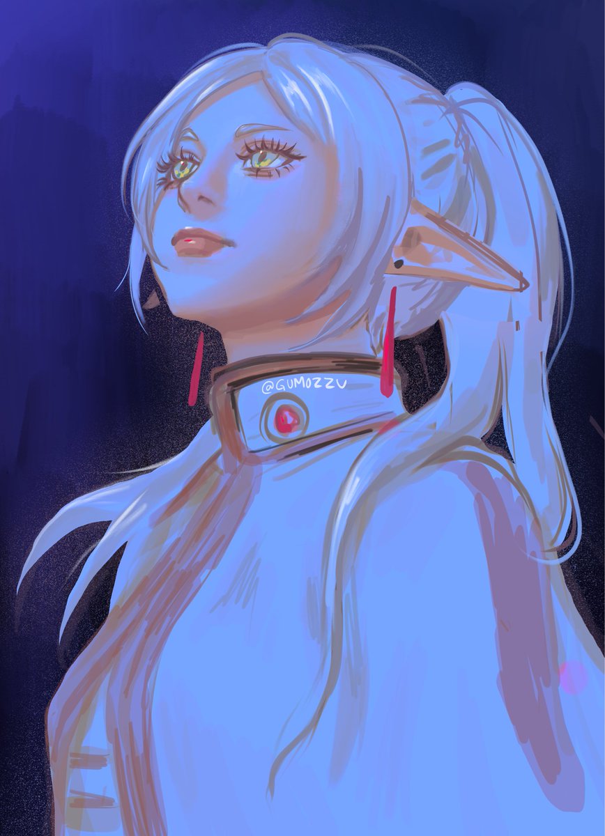 sketch color by our artist @/gumozzu 🩵💙
#frieren