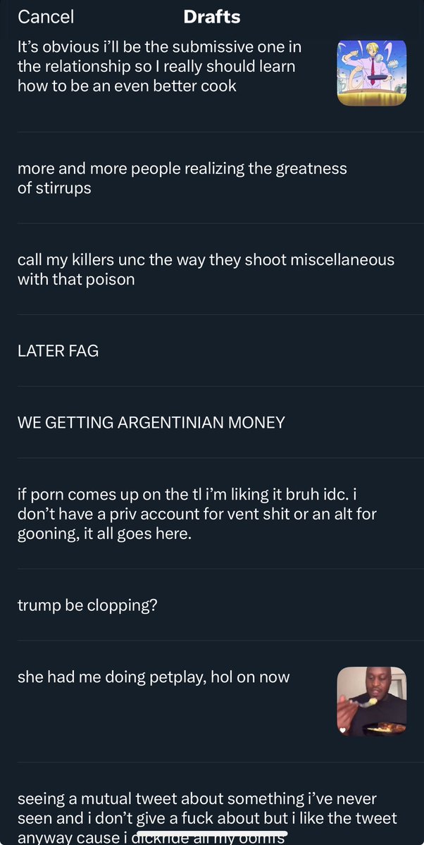 ThatsCoff's tweet image. drafts 4 the occasion