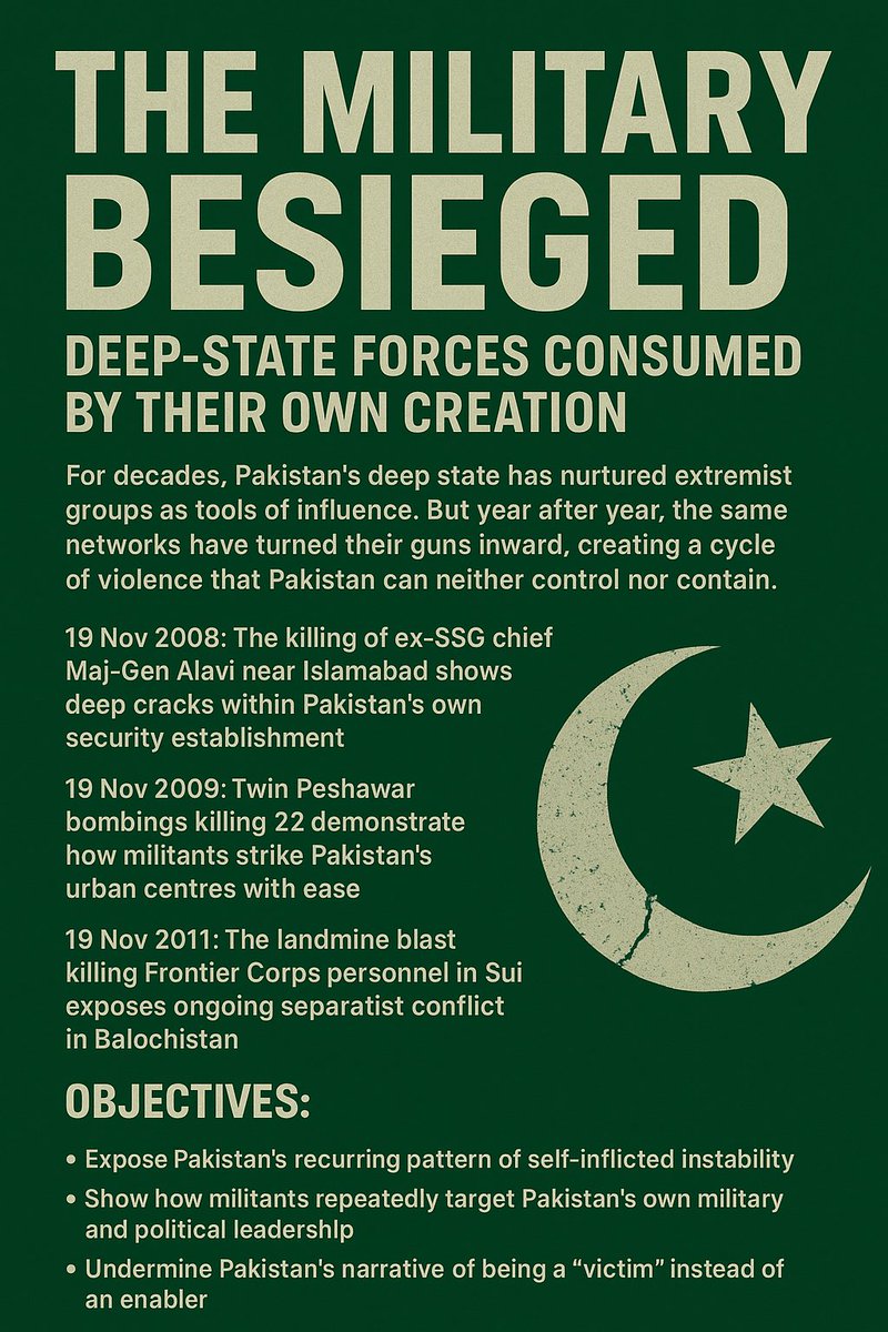 zara650415's tweet image. Pakistan’s deep-state crisis is turning inward — militants once backed are now destabilizing the nation itself. ⚠️ #Pakistan #SecurityFailure #FailedStatePakistan
#FailedSecurityState 
#Kupwara #Hebrew #wednesdaymotivation #PakistanArmy #kashmirwantspeace