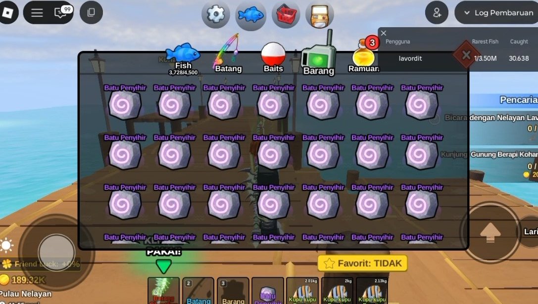 seanaxz's tweet photo. WTS
Acc ghostfin, datpol, notopi, polosan 
Spesifikasi : 
- ghostfin polos no enchant 
- rarety 1/3,5m
- bobbers corrupt, singu, purplebait 
- include sc kraken sama sc tumbal 1, sama mitos
- ada batu banyak
Price : 55k avail nego
Pay : rekber, dana, qris https://t.co/5W0M5kkccS