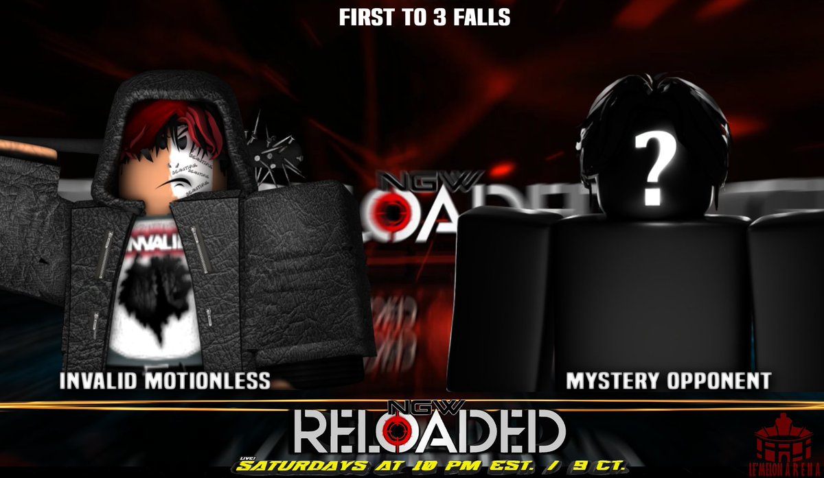 NGWRoblox's tweet image. 11-22-25 | Enough clowning around over at @NGWRoblox, as the &quot;Jesus of Suburbia,&quot; @INV3L1D Motionless will be competing against a mystery opponent, who is believed to make a big impact over at the Le&apos;Melon Arena!