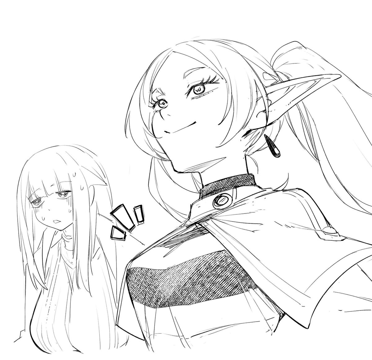 學會了把（東西變大的魔法）的芙莉蓮