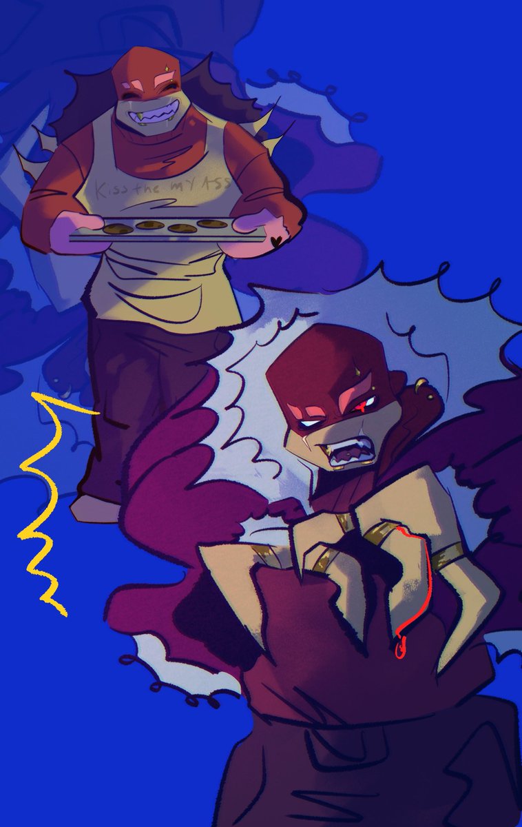 toonetowne's tweet image. Woah drew @soggytommy 's turtle 
love this guy #rottmnt #raphrottmnt #turtleverse #rottmntfanart