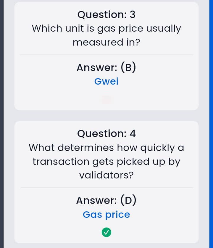 Eaziboy2127's tweet image. 🔥 SYNTAX VERSE Daily General quiz answer !
🗓️ 18.11.2025

❓ Title : Gas in the Ethereum Network 
🎁 Reward : 26.12 $SYNTAX

✅ Answers : C, A, B, D

✅ Syntax Verse link : syntaxverse.com/rf/7ZH1I11JDP2

Follow me for fast quiz updates 

#syntaxgeneral #syntaxverse  #syntaxquiz