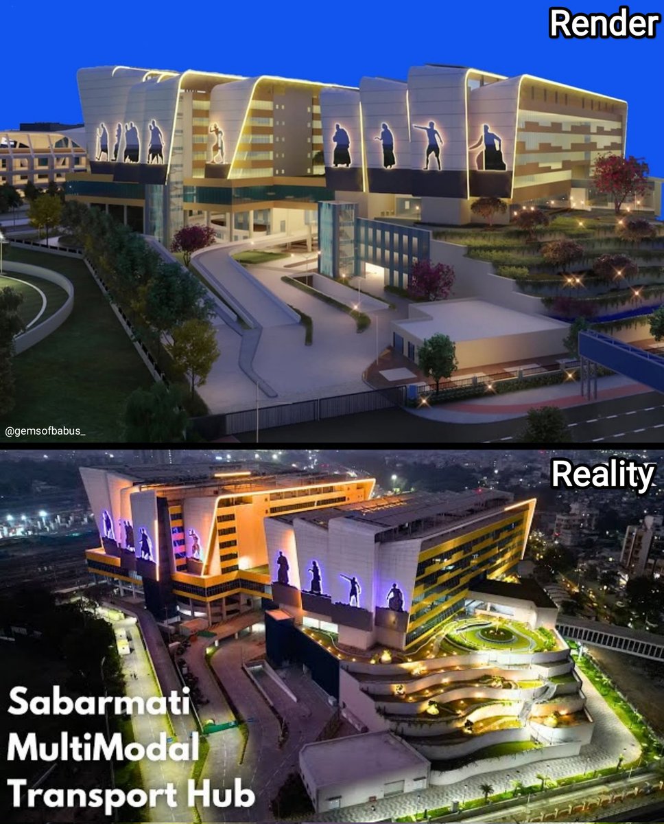 gemsofbabus_'s tweet image. Rate it out of 10.

📍Multimodal Transport Hub, Ahmedabad 🇮🇳