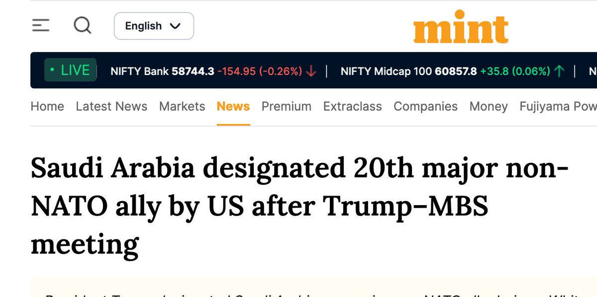 Toknex_xyz's tweet photo. SAUDI AIN’T BUYING US BONDS FOR FUN BRO 🧠🔥

Japan is dumping treasuries to save their own economy
Saudi is loading treasuries to buy influence

This isn’t finance
this is power play

Saudi parked $1T because it unlocks
military access
US protection
global leverage

They didn’t invest for yield
they invested for status

One side is surviving
the other is leveling up

Always follow incentives
not headlines

Source 📚 
https://t.co/BFeB4Mpcv0?