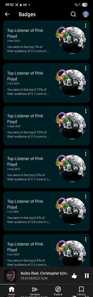 theproductguy_'s tweet photo. @pinkfloyd is like gravity for my playlist. No matter what I play, it eventually lands on a Floyd track. https://t.co/RMhGqsPe78
