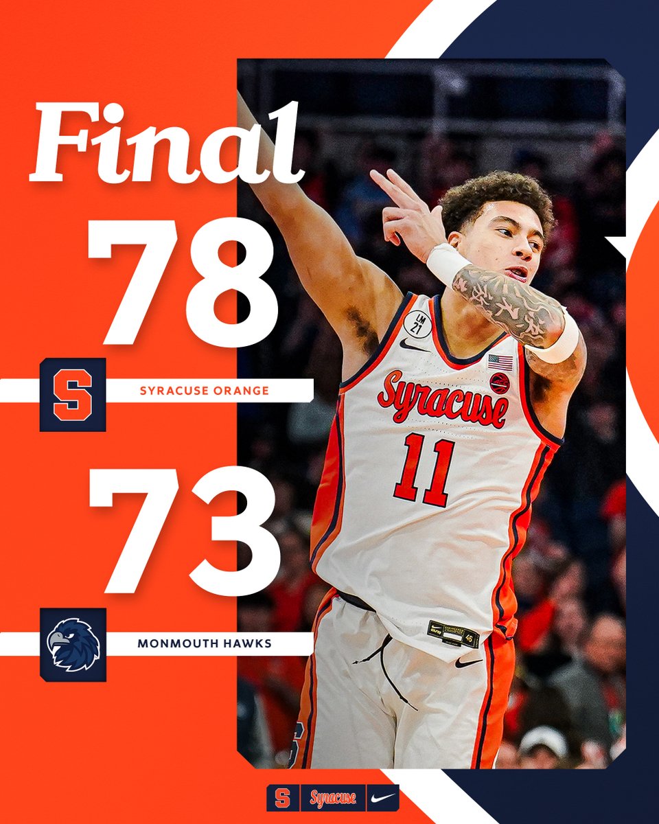 Cuse_MBB's tweet photo. Final from the Dome https://t.co/k17dov9S5i