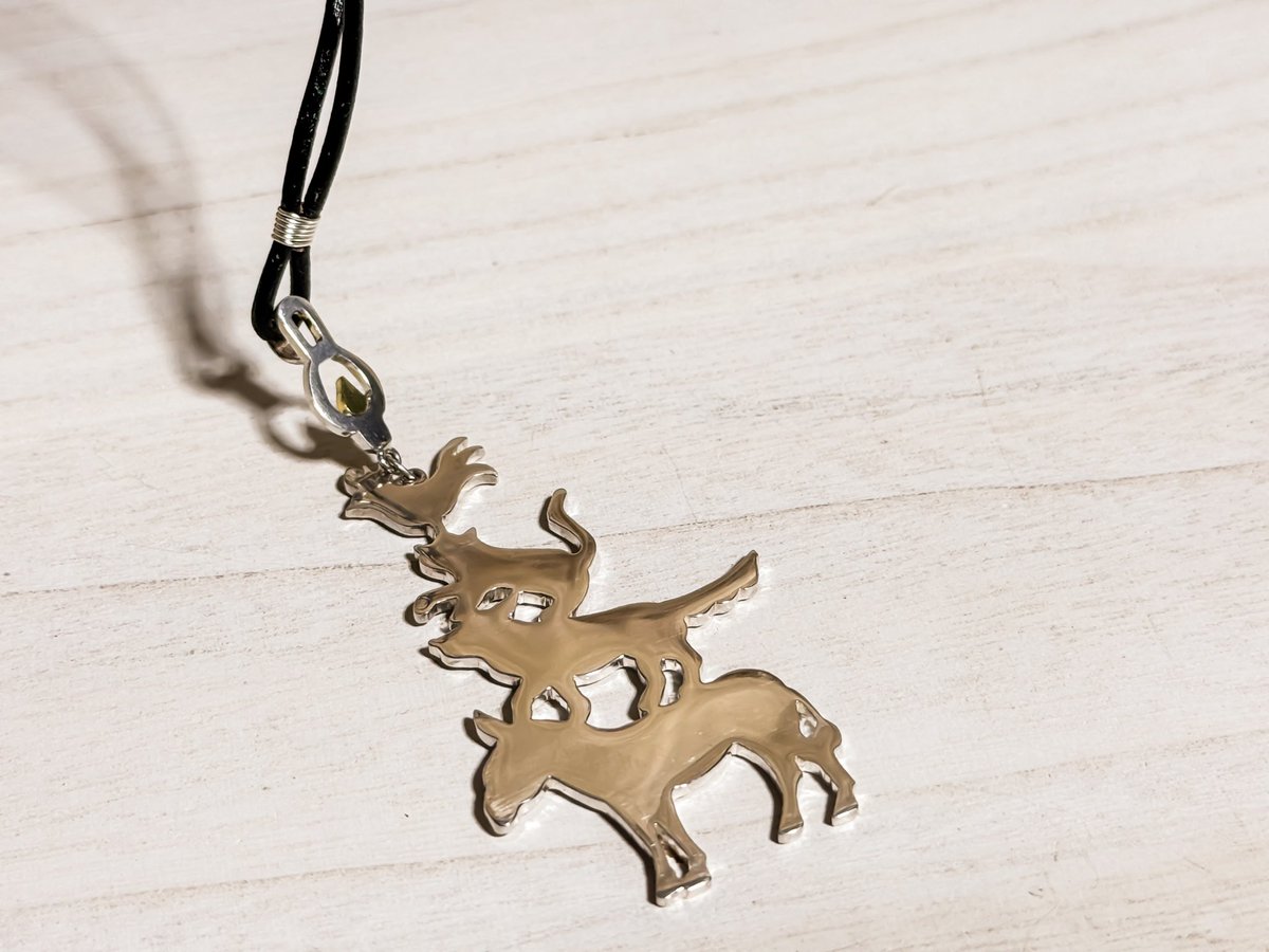 かみねのやま彫金さん(@kaminenoyama )のブレーメンのネックレス