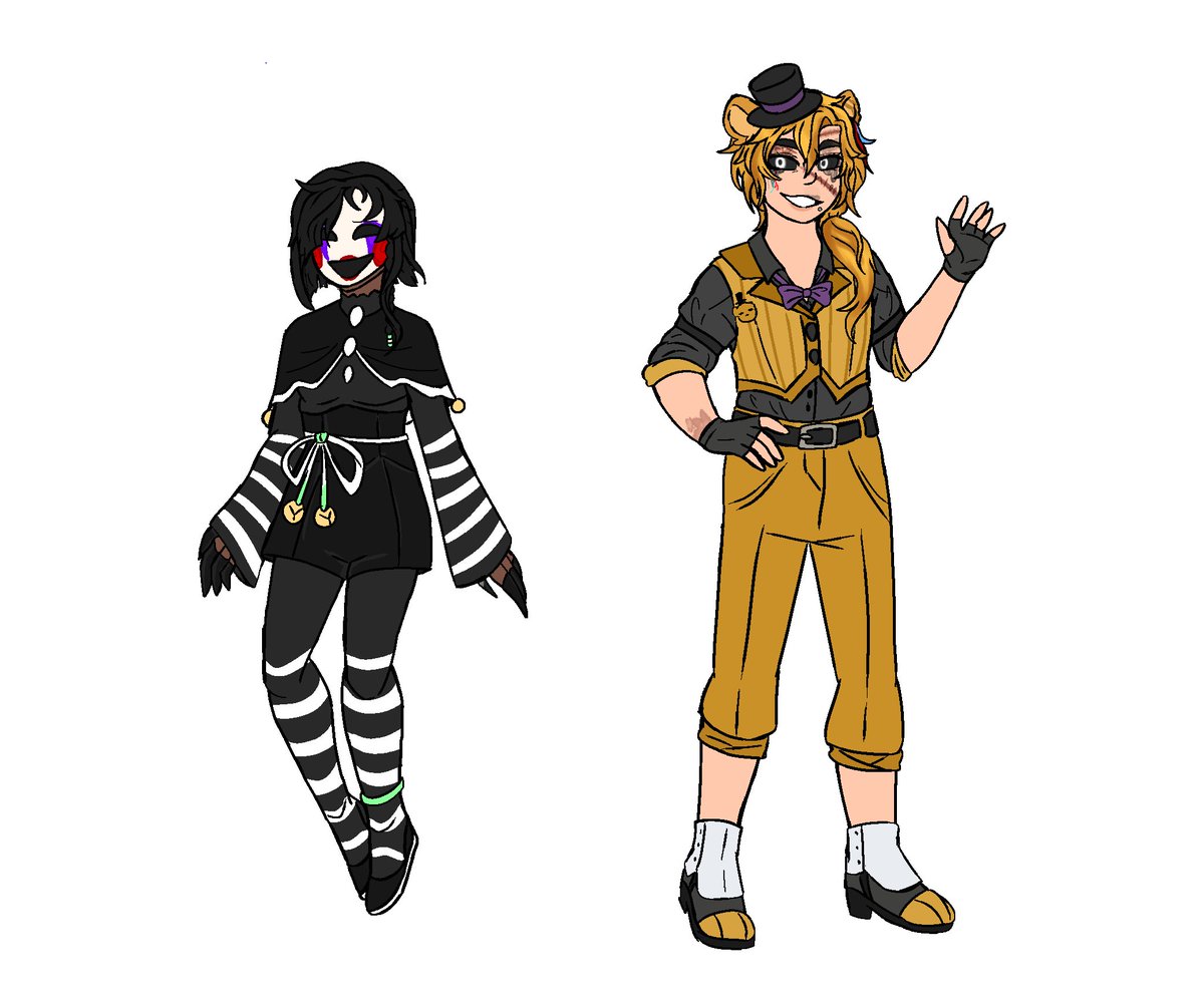 RoxyLLArts's tweet image. My #fnaf2 #fnaf au humanoid designs part 2 #fnafart