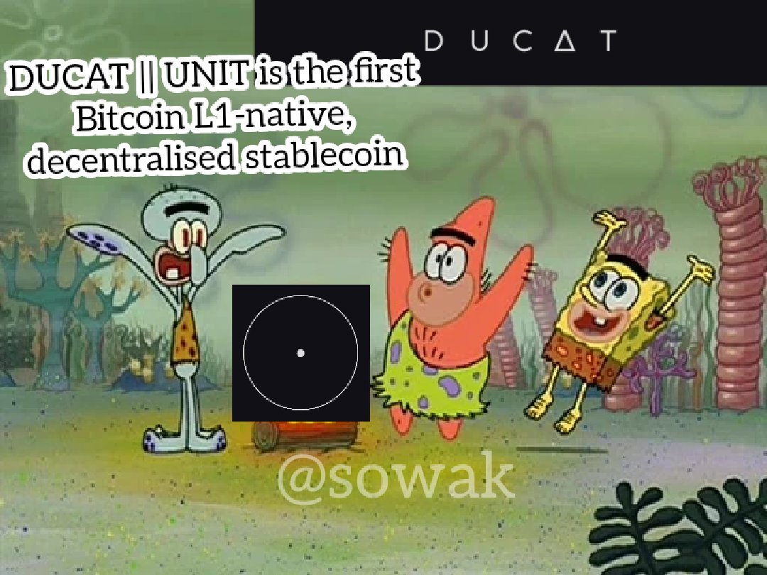 AnangSowak's tweet photo. @Ducatstable The first decentralised stablecoin, native to the Bitcoin L1
#ducatstable https://t.co/ynLdiw26Lk