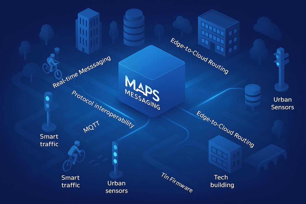 MAPSMessaging's tweet image. Today’s smart cities run on real-time data—and MAPS Messaging is the engine behind it. From intelligent traffic systems to connected sensors, we power low-latency IoT with seamless edge-to-cloud routing. Explore the tech: mapsmessaging.io!
#SmartCity #IoTIntegration