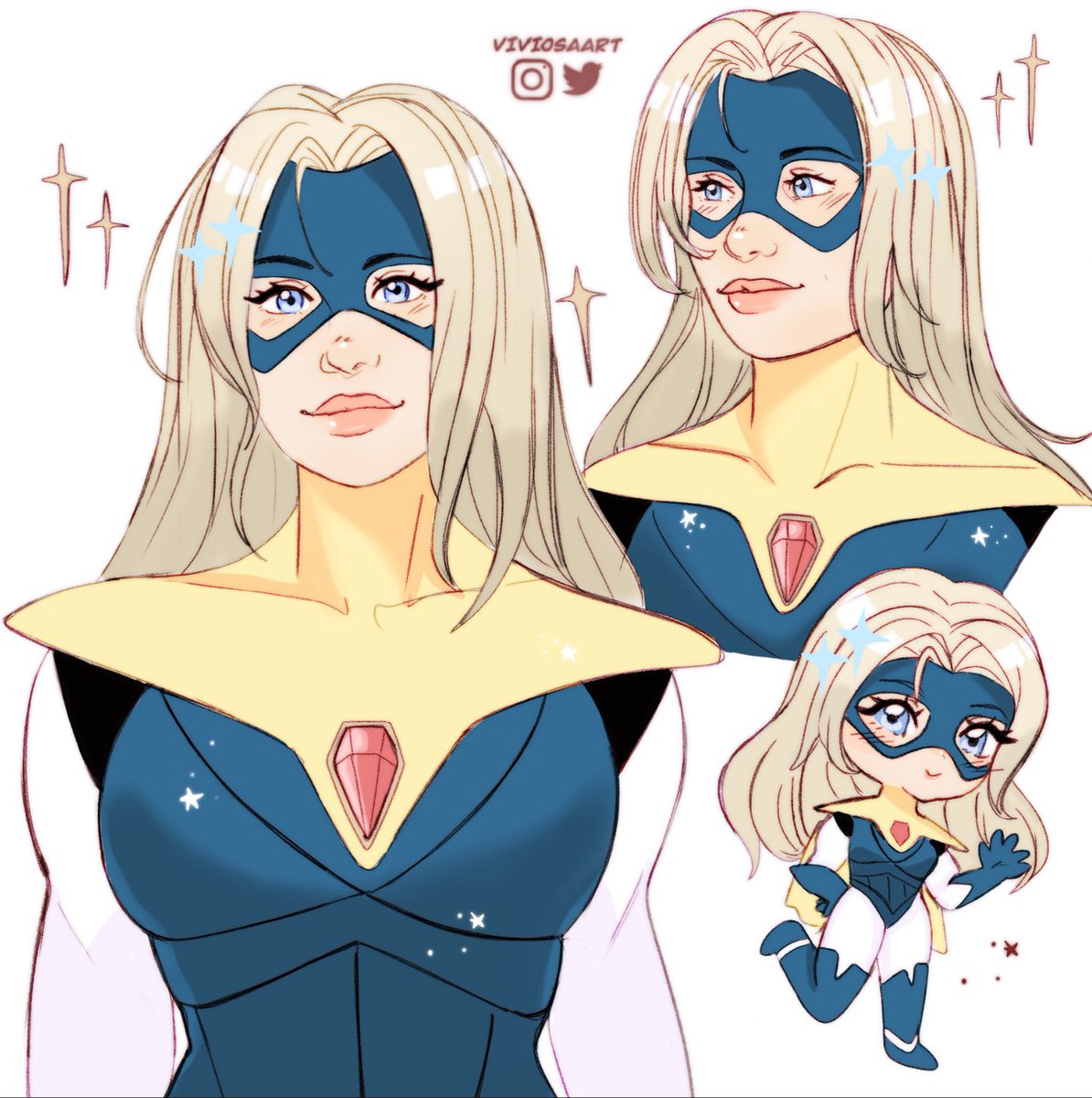 viviosaart's tweet image. AAAA I wanted to draw blonde blazer so badly cause she’s just so pretty 🥰 so here’s some doodles! #dispatch #blondeblazer