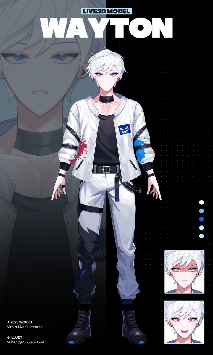 Yuno_Factory's tweet image. 🕸
#Vtuber #Vtuberart #Vtubermodel #버튜버 #Live2Dmodel #Vtuberdesign