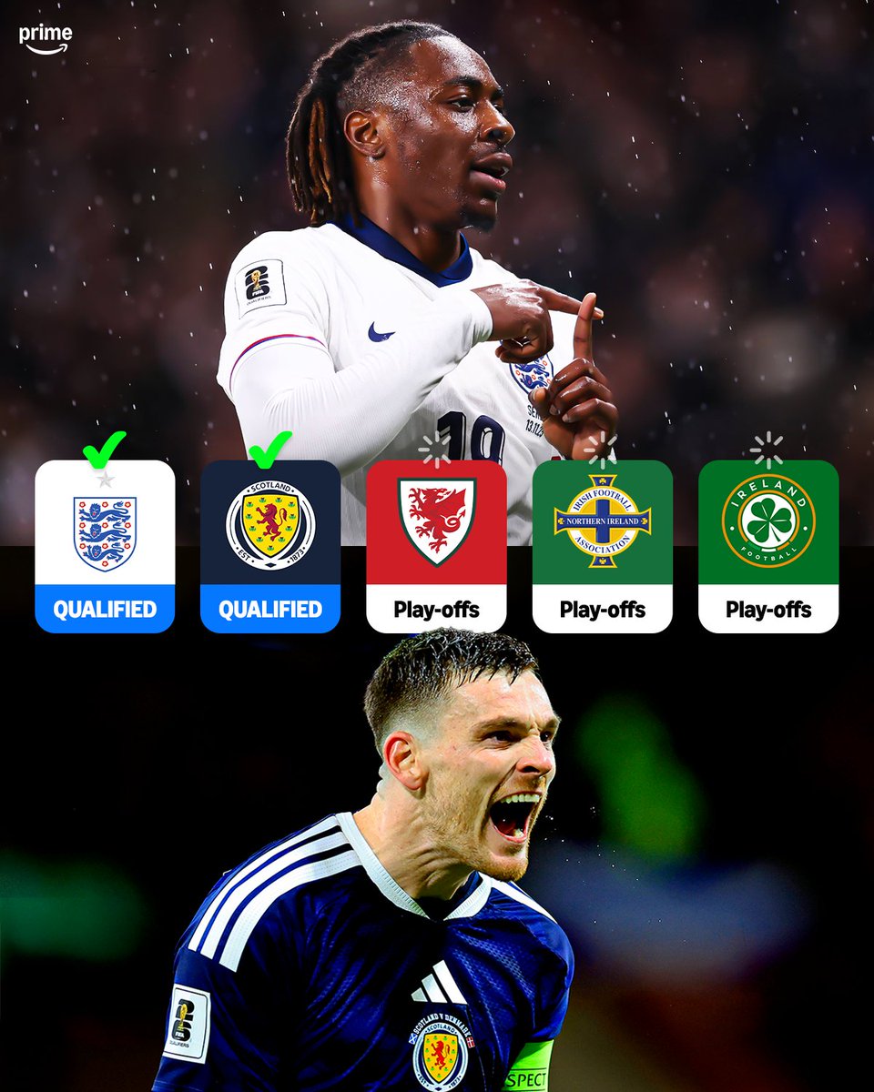 primevideosport's tweet image. Two down, three to go 🌎🤞