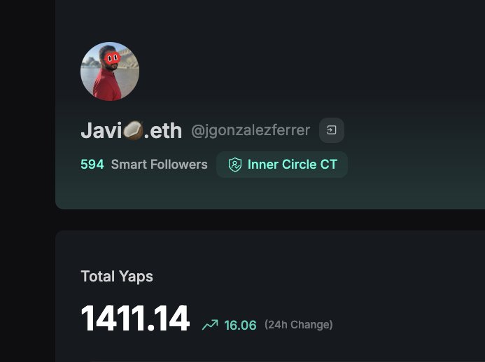 jgonzalezferrer's tweet image. Can we hit the 1500 kaito yaps by the end of the week?

Hope the airdrop is coming this year

or can we sell it on @arbitrum OTC for $ARB