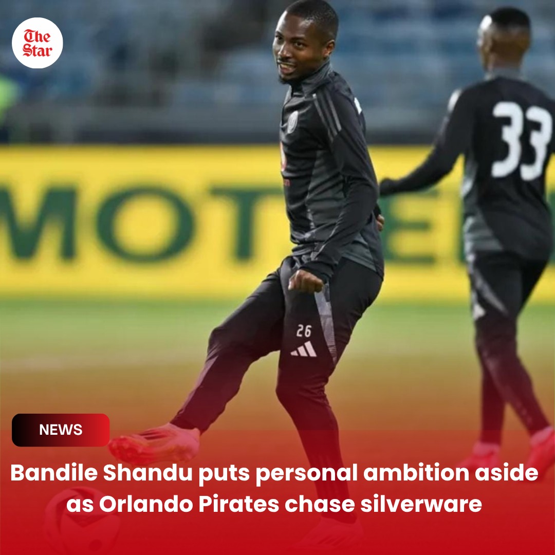 TheStar_news's tweet photo. Bandile Shandu says team success comes first as the Buccaneers push for more trophies this season. β«π΄ββ οΈπ
π https://t.co/0UpybIP4bI
#TheStar #OrlandoPirates #BandileShandu #Buccaneers #SilverwareChase #SAFootball #SAsport β½π https://t.co/Y1PeQ2QN23