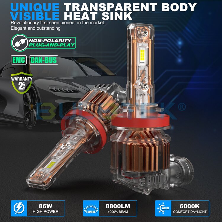 BULBTEK_LED_4's tweet image. MINI15T LED Headlight Bulb
🔥Unique Transparent Body &amp;amp; Visible Heat Sink
🔥Chips: 2*3570(45mil*8) LED Module          
🔥Power: 86W &amp;amp; 8800LM(start/pair)
🌐bulbtek.com
#BULBTEK #LEDHeadlight #H4LED #H7LED #H11LED #9005LED