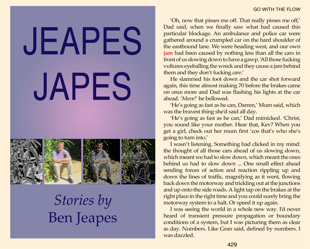 benjeapes's tweet image. It&apos;s Book Quote Wednesday and the word is JAM. &quot;An Ealing comedy written by Roald Dahl&quot;. Ever wondered how the car in front can be so wilfully *slow*? This is for you. #bookqw #fluiddynamics benjeapes.com/index.php/writ…

Hear me read a longer extract at benjeapes.substack.com.