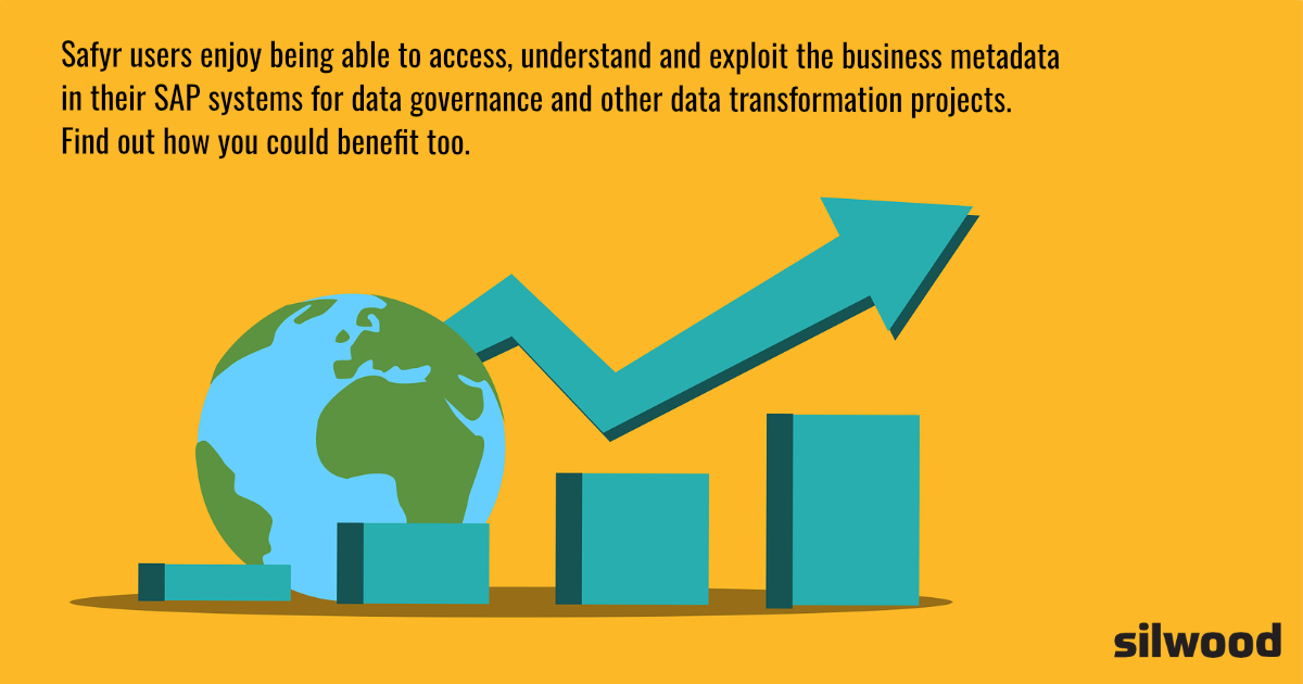 Silwood_Safyr's tweet image. Safyr users enjoy being able to access, understand and exploit the business metadata in their #SAP systems for data governance and other data transformation projects. Find out how you could benefit too at ow.ly/vsSo50WIgpK