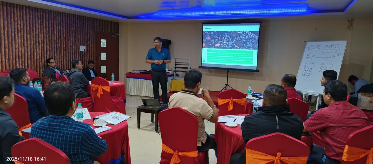 3C3PvtLtd's tweet image. We are excited to announce the successful completion of the 3C3 CSD Program in Guwahati, conducted in collaboration with our national distributor Texonic Instruments!

#CSD #Training #StructuredCabling #Guwahati #3C3 #PassiveNetworking #KnowledgeSharing #TechnicalTraining