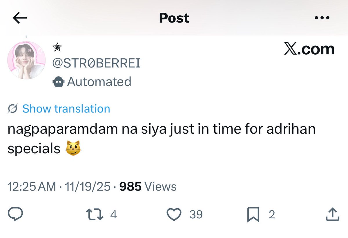 STR0BERREI's tweet photo. oa lang ba adrihan truthers or adrihan deprived na kayo? 😆 two adrihan specials soon 🤞🏻 mochi special &amp; seloso agno boy 😁 https://t.co/an4Fp8glT1