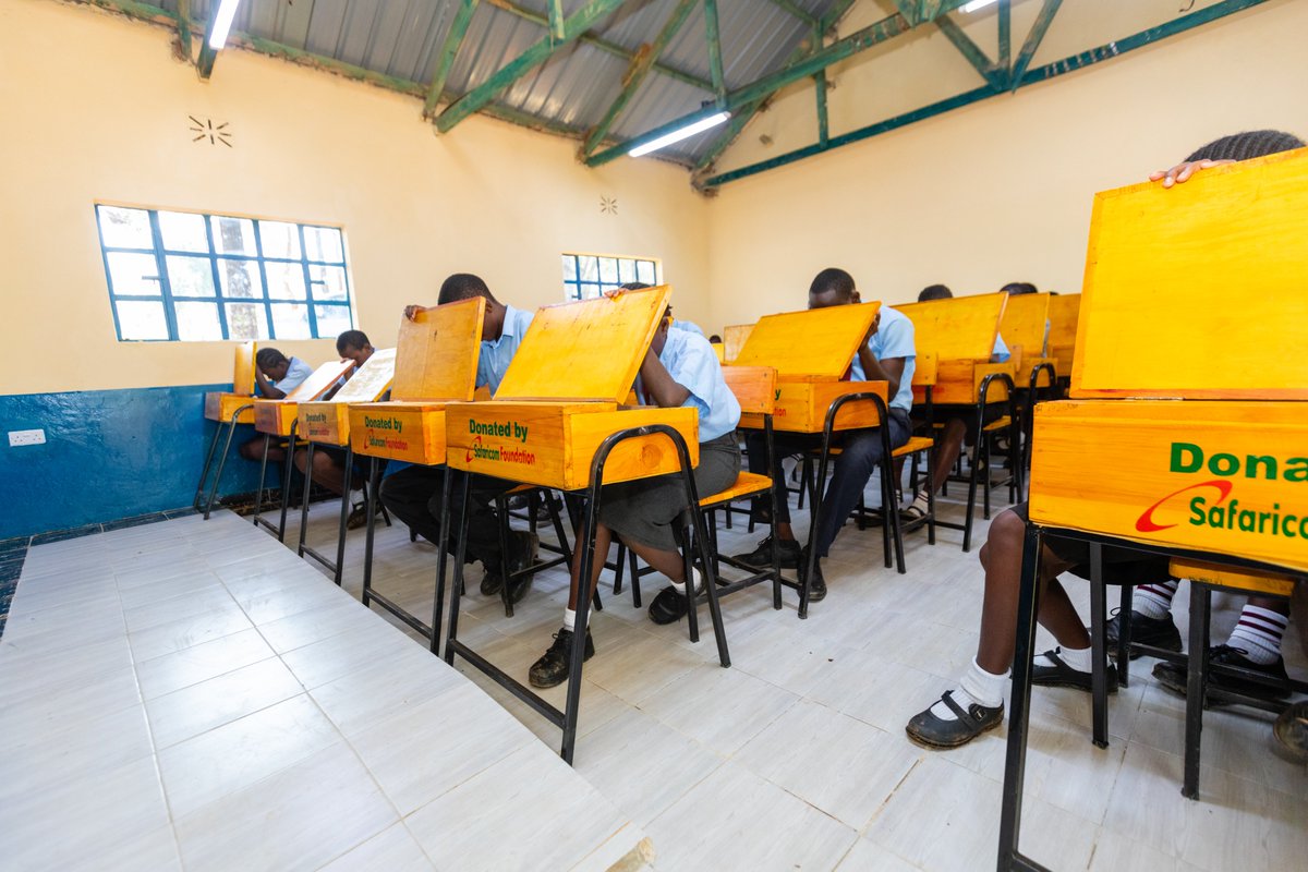 SafaricomFDN's tweet image. This project not only provides a better learning environment but also gives learners the confidence, comfort, and opportunity to pursue their dreams. 

#TransformingLives
