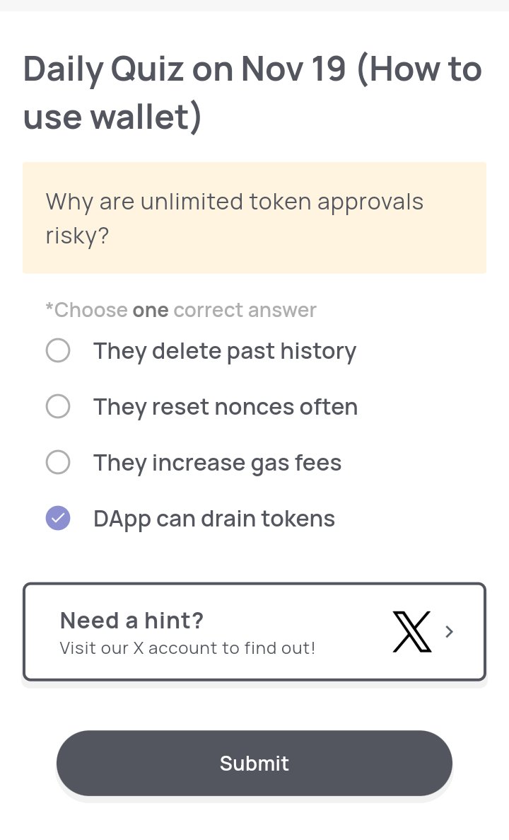 churchi_blaq's tweet image. NOVEMBER 19th, 2025
1) #SyntaxVerse quiz answer for today 🎯
2) #Xenea wallet #quiz answer for today  ✅
3) #Marina protocol quiz #answer 🔥
4) #SpurProtocol quiz answer 👌

Time to contribute and stack with 👇
@SIXR_cricket